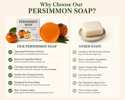 Deodorizing Persimmon Soap